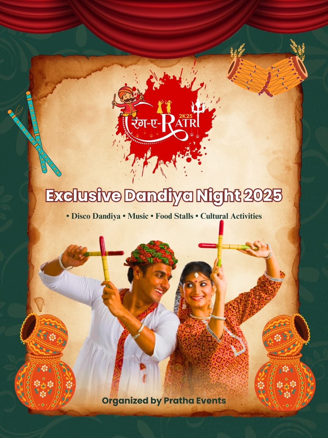 Rang-E-Ratri – Jaipur’s Exclusive Dandiya Fiesta 2025 | Navratri 2025